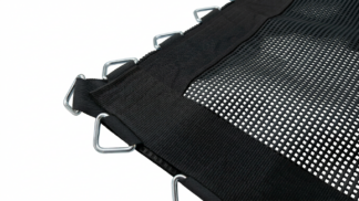 Typ 2 PVC Sprungtuch schwarz für Trampolinanlagen